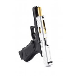 STARK ARMS S17 MATCH GBB CO2 PISTOL SILVER SLIDE