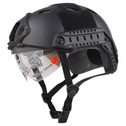 Emerson Gear FAST Helmet/Protective Goggle PJ Type Negro