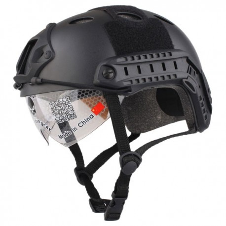 Emerson Gear FAST Helmet/Protective Goggle PJ Type Negro