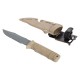 Emerson Gear Dummy M37-K Seal Pup Knife + Plastic Cover Tan