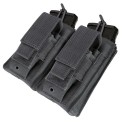 Condor Double Kangaroo Mag Pouch Coyote Negro