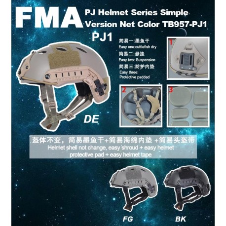 FMA Casco PJ Series Simple FG