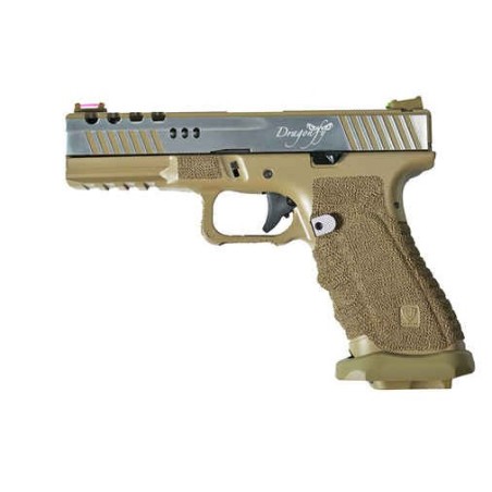 APS - Dragonfly Tan Dual Power Pistol Gas
