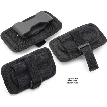 Funda Linterna Giratoria Corta Negro