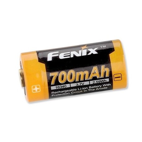 Fenix Li-ion Battery 16340 RCR123 700mAh 3,7V