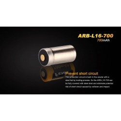 Fenix Li-ion Battery 16340 RCR123 700mAh 3,7V