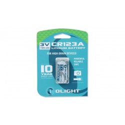 Olight Batería de Litio CR123A 3V 1600 mAh