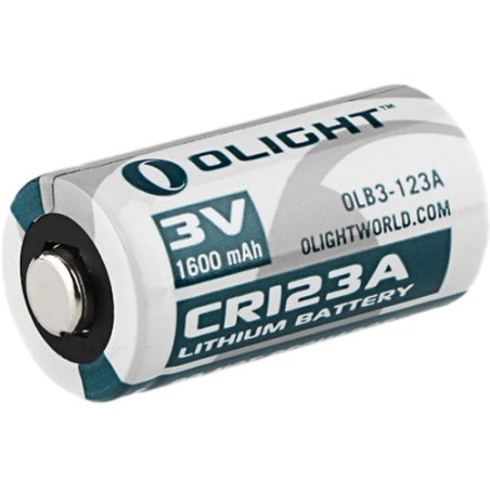 Olight Batería de Litio CR123A 3V 1600 mAh