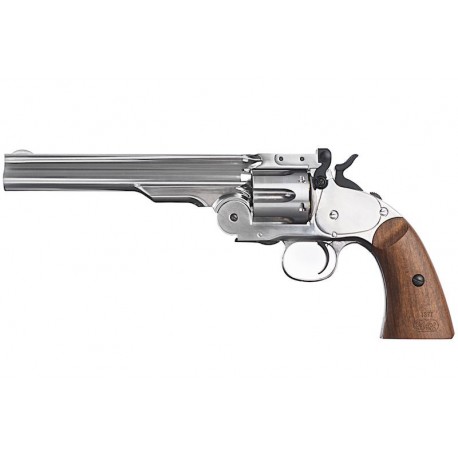 Gun Heaven 1877 Major 3 6mm Co2 Revolver Silver