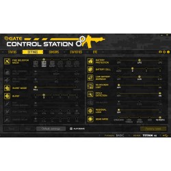 GATE TITAN V2 NGRS Advanced Set Cableado Trasero