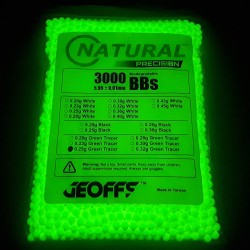Geoffs™ Super Natural Precision™ Bio BBs 0.25g 3000 Blancas