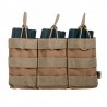 Delta Tactics Porta Cargador Triple M4/M16 Tan