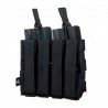 Delta Tactics Porta Cargador Doble M4/M16 Negro