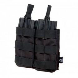 Delta Tactics Porta Cargador Doble M4/M16 Negro