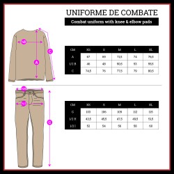 Uniforme Combat Codera/Rodilleras Multicam Black