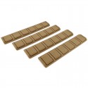 Raccoon Cubre Rail Square Keymod Tan