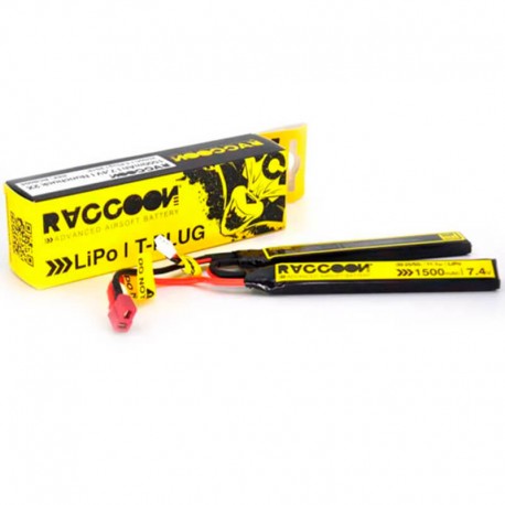 Raccoon Batería 7.4V 1500mAh 25/50C 2 Elementos