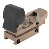 Theta Optics Open Reflex Sight Tan