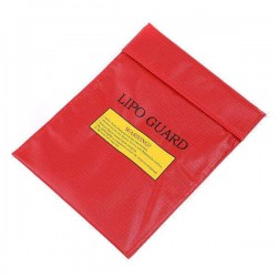 Dragonpro LiPO Guard Bag Red 18x23cm