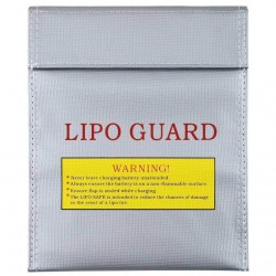 Dragonpro LiPO Guard Bag Silver 18x23cm