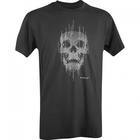D.Five T-Shirt Dotted Skull Asphalt