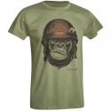 D.Five T-Shirt Monkey Helmet OD Green