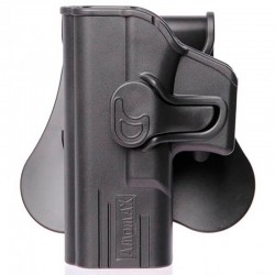 Amomax Tactical Holster Glock 19/23/32/19X Zurdo BK