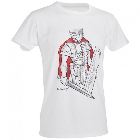 D.Five T-Shirt Roman Centurion Heather Grey