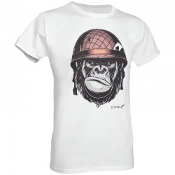 D.Five T-Shirt Monkey Helmet White