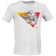 D.Five T-Shirt Eagle Guns Cream Grey