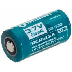 Olight Batería Recargable Li-Ion RCR123A