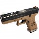 AW Custom Glock 17 HEX-CUT Tan