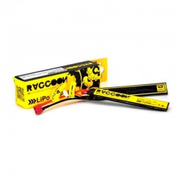 Raccoon Batería 7.4V 1250mAh 25/50C 2 Elementos