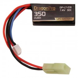 DragonPro 7.4V 350mAh 30C Mini LiPO 40x20x12mm