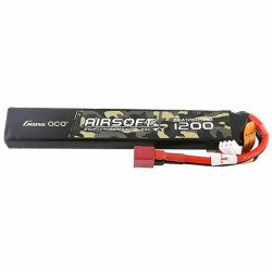 Gens Ace Batería 1200Mah 25C 7.4V Stick T Plug