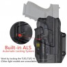 Cytac CY-UHPL Pistolera Universal Light Bearring Holster BK