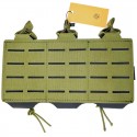 Conquer Porta Cargador Triple Rifle Mag Pouch OD