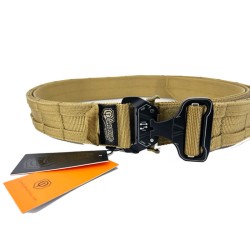 Conquer Double Belt 125cm Tan