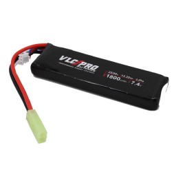 VLC Pro Batería LiPo 7.4v 1800mAh 25/50C Mini
