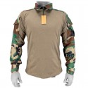 Conquer DLX Tactical T-shirt Woodland