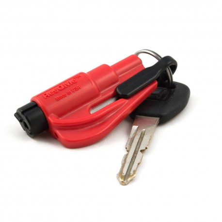 RESQME 2 in 1 Keychain Rescue Tool Red