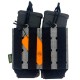 Conquer Tegris Double Rifle Pouch BK