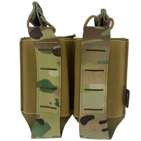 Conquer Tegris Double Rifle Pouch MC