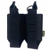 Conquer Tegris Double Rifle Pouch BK