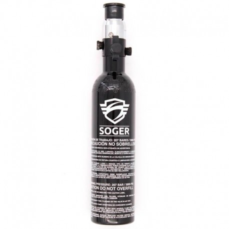 Soger HPA Botella 13 cI 0.21L 3000 psi BK