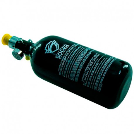 Soger HPA Botella 48 cI 0.8L 3000 psi BK