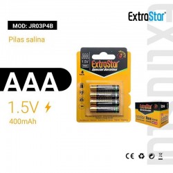 ExtraStar Pilas AAA 1.5V 4 ud