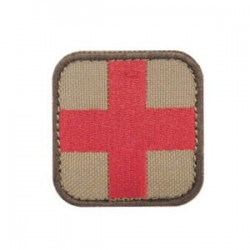 231-003 Medic Patch Coyote Tan/Red