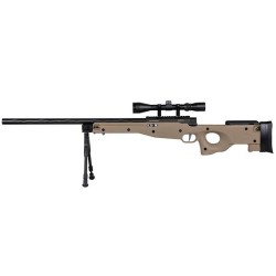 Fusil Sniper Specna Arms SA-S11 EDGE L96 Tan con Visor y Bípode | Alta Precisión 560 FPS