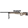 Fusil Sniper Specna Arms SA-S11 EDGE L96 Tan con Visor y Bípode | Alta Precisión 560 FPS